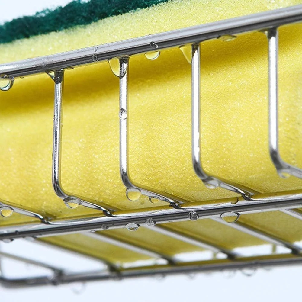 DHAKEY Sink Faucet Sponge Holder – Keep Your Sink Clean & Organized